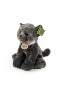 Obrázok pre Plyšová kočka šedá sedící Rappa velikost 25 cm