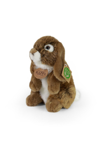 Obrázok pre Plyšový králík hnědý stojící Rappa velikost 18 cm