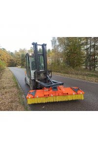 Obrázok pre Otočný zametací kartáč na VZV upínání pro vidlice a 3. bod nakladače, ZL 200 LONG šířka 2m