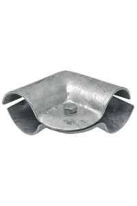 Obrázok pre Stájová úhlová spona dvojdílná s 1 šroubem průměr 48 mm