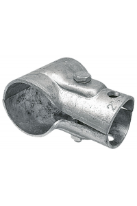 Obrázok pre Stájová trubková T spona dvojdílná s 1 šroubem průměr A 60 mm B 34 mm
