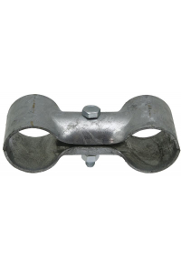 Obrázok pre Stájová sponka dvojitá s 1 šroubem průměr A 60 mm B 48 mm