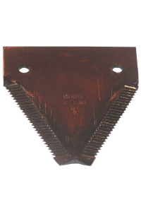 Obrázok pre Žabka, žací nůž horní ozubení pro Agco, Dronningborg, Massey Ferguson balení 25 ks