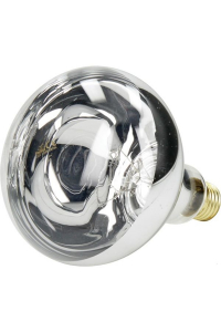 Obrázok pre Topná infražárovka 250W bílá pro kuřata, drůbež, selata, prasata