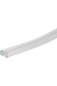 Obrázok pre Dvojitá PVC vzduchová hadice podtlaková k pulzátoru dojení 13 x 7 mm zelený proužek metráž