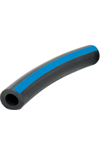Obrázok pre Gumová hadice na mléko 28 x 16 mm černá modrý proužek metráž