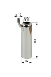 Obrázok pre Strukové pouzdro nerezové vnitřní průměr 27 mm délka 147 mm pro GEA-Westfalia síla 1,5 mm