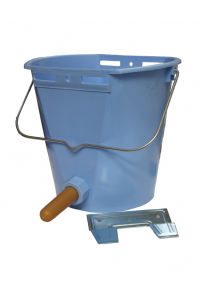 Obrázok pre Napájecí kbelík TETI Blue pro telata komplet s ventilem, cucákem a kovovým držákem