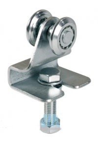 Obrázok pre Dvoukolečkový vozík s držákem a závěsem pro kolejnici 339P vozík 338P-2 pro vrata do 60 kg