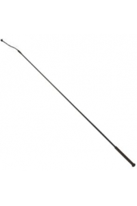 Obrázok pre Drezurní bič WHIP&GO s plastovou rukojetí a kovovou hlavicí černý 120 cm