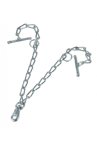 Obrázok pre Dvojitý řetěz pro vazáky na dobytek s ROBUS karabinou