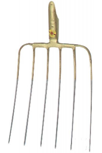 Obrázok pre Vidle na siláž s 5 pružnými hroty 310 x 240 mm bez násady