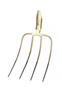 Obrázok pre Vidle na hnůj čtyřky kovové 4 hroty 310 x 230 mm bez násady