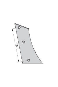 Obrázok pre Výměnný díl odhrnovačky pravý na pluh Regent 226.01.26 1, AS - MK