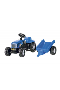 Obrázok pre Rolly Toys - šlapací traktor New Holland TVT 190 s vozíkem modelová řada Rolly Kid