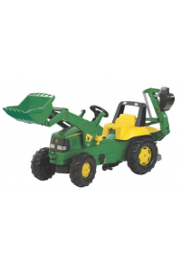 Obrázok pre Rolly Toys - šlapací traktorbagr John Deere modelová řada Rolly Junior