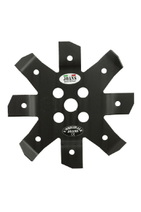 Obrázok pre Žací nůž na křovinořez 8 zubů šířka řezu 255 mm otvor 25 mm tloušťka 3 mm na trávu JOANS