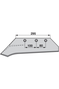 Obrázok pre Ostří levé na pluh Vogel a Noot KMF WY 25 délka 295 mm iQparts