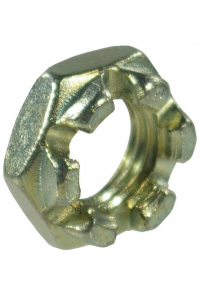 Obrázok pre Korunová matice nízká DIN937 M24 x 1.50 třída 8 pozinkovaná ocel