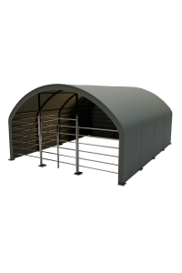 Obrázok pre Plachtový přístřešek pro koně, ovce, skot, zvířata 6 x 8 x 3,7 m + plachta 750 g/m2