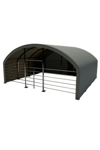 Obrázok pre Plachtový přístřešek pro koně, ovce, skot, zvířata 8 x 8 x 4 m + plachta 900 g/m2