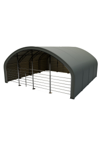 Obrázok pre Plachtový přístřešek pro koně, ovce, skot, zvířata 9,76 x 9,76 x 4,5 m + plachta 900 g/m2
