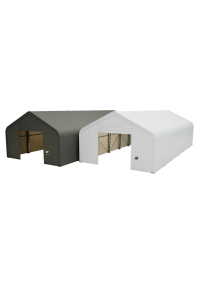 Obrázok pre Skladová, stanová hala příhradová konstrukce 8 x 18,3 x 5,2 m + plachta 900 g/m2