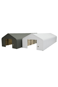 Obrázok pre Skladová, stanová hala příhradová konstrukce 8 x 24,4 x 5,2 m + plachta 900 g/m2