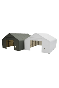 Obrázok pre Skladová, stanová hala příhradová konstrukce 9,15 x 12,2 x 6,1 m + plachta 900 g/m2