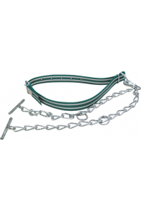 Obrázok pre Obojek pro skot nylonový 1300 x 40 mm s dvojitým řetězovým vazákem
