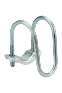 Obrázok pre Stájová šíjová svorka na trubky 90° dvoudílná 2x M10 průměr A 34 x B 48 mm 1