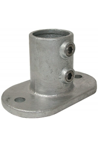 Obrázok pre Oválná patka, příruba na trubku průměr A 42 mm 1 1/4