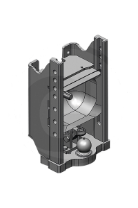 Obrázok pre K80 konzola závěsu Scharmüller 330 × 32 × 25 mm, nosnost 4000 kg