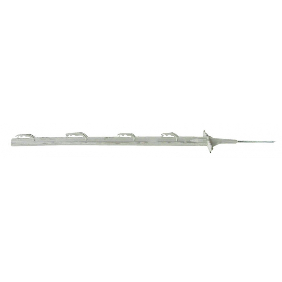 Obrázok pre Bílá plastová tyčka s ocelovou špičkou 75 cm pro elektrický ohradník