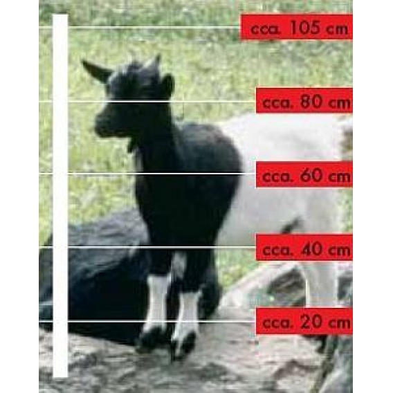 Obrázok pre Sada na elektrický ohradník pro kozy 500 m s provázkem