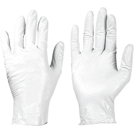 Obrázok pre Jednorázové rukavice latexové bílé 100 ks NEDOSTUPNÉ