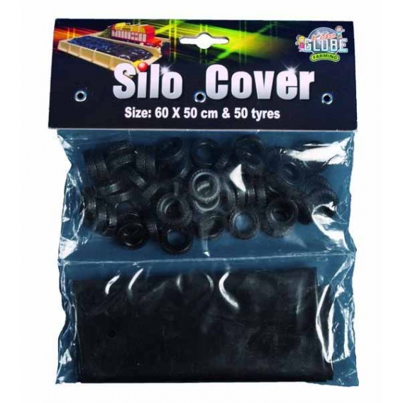 Obrázok pre Kids Globe silážní plachta a sada pneumatik 50 ks