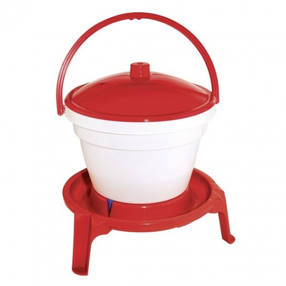 Obrázok pre Napájecí kbelík pro drůbež 12 l s podstavcem