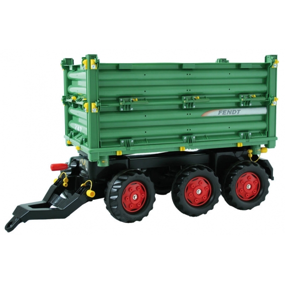 Obrázok pre Rolly Toys - třístranný sklápěč Fendt za šlapací traktory a nakladače zelený