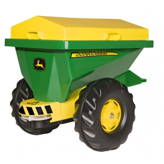 Obrázok pre Rolly Toys - sklápěcí přívěs na stelivo John Deere za šlapací traktory a nakladače