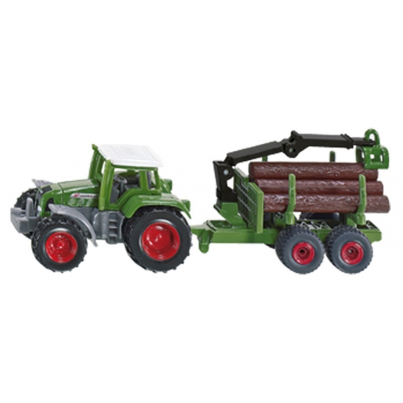 Obrázok pre Siku - traktor Fendt s lesnickým přívěsem 1:87