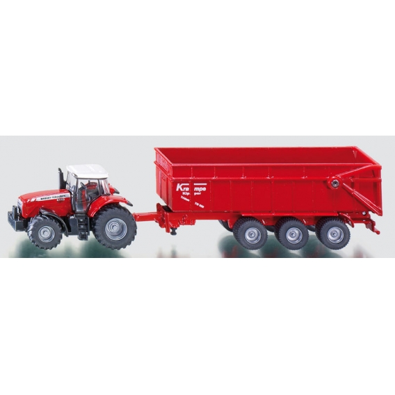 Obrázok pre Siku - traktor Massey Ferguson s návěsem 1:87