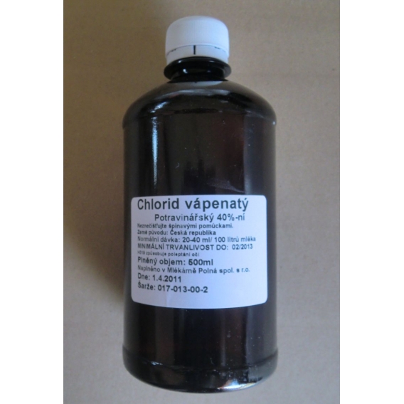 Obrázok pre Chlorid vápenatý 38% roztok CaCl2 500 ml