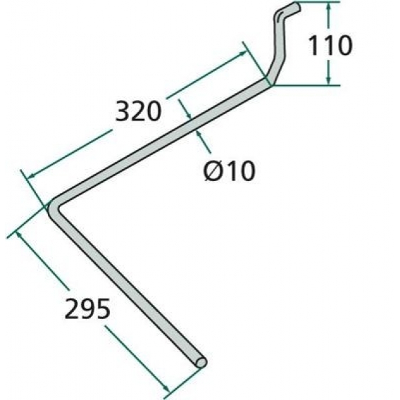 Obrázok pre Zavlačovací pero pro přesné secí brány II vhodné pro Amazone levé 3421400