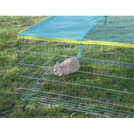 Obrázok pre Venkovní klecový výběh pro králíky 115 x 115 x 65 cm