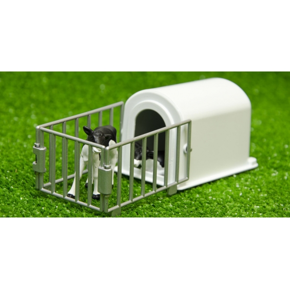 Obrázok pre Kids Globe - set pastevní bouda pro telata, měřítko 1:32