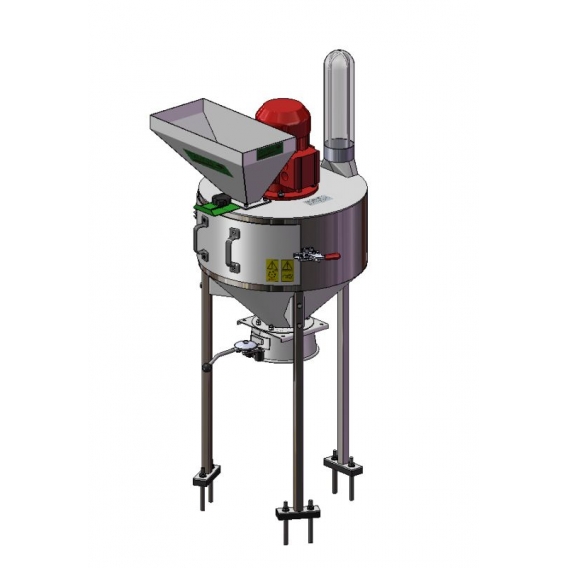 Obrázok pre Kladívkový šrotovník na obilí, kukuřici VM 7,5 kW vertikální, drtič odpadu, kostí, slámy