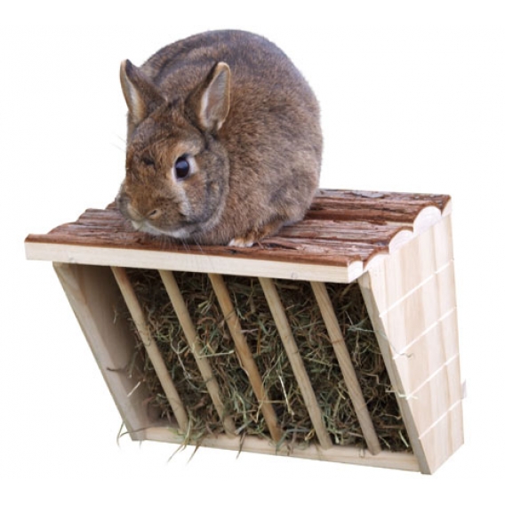 Obrázok pre Jesle na seno pro králíky NATURE dřevěné 28 x 20,5 x 22 cm