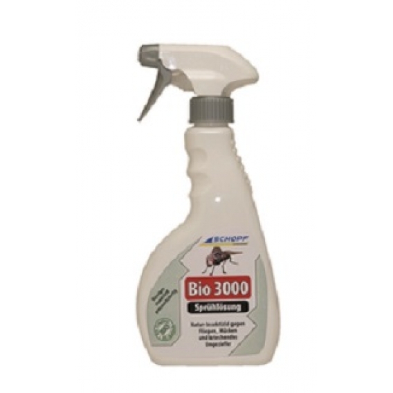 Obrázok pre BIO 3000 sprej 500 ml biologický postřik proti mouchám, komárům, ovádům a lezoucímu hmyzu