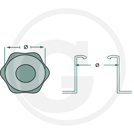 Obrázok pre Uzávěr palivové nádrže pro Deutz-Fahr pro hrdlo nádrže průměr 106 mm uzamykatelný